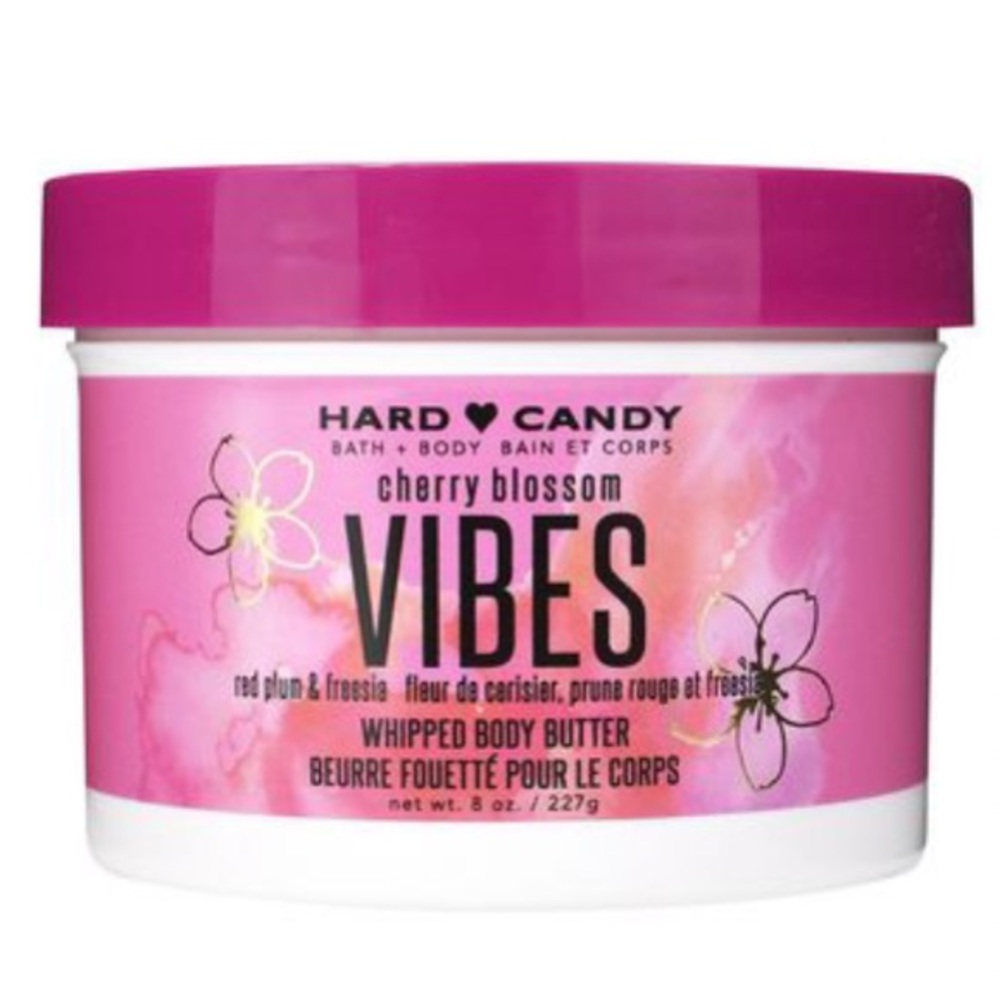 🔥5/$25🔥Hard Candy Cherry Blossom VIBES Whipped Body Butter Red Plum & Fresia